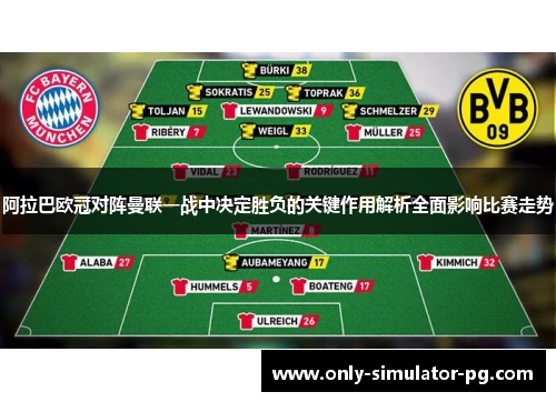 阿拉巴欧冠对阵曼联一战中决定胜负的关键作用解析全面影响比赛走势
